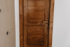 Dveře z masivního dubového dřeva